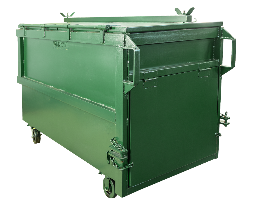 Precision Front Loader Compaction Conatiner